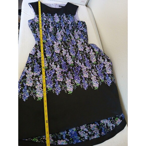 Alex Marie‎ Womens Dress A Line Black & Purple Sleeveless  Size 10 Party - Picture 10 of 15